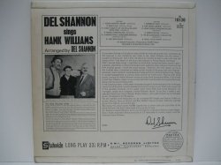 画像2: DEL SHANNON / Sings Hank Williams