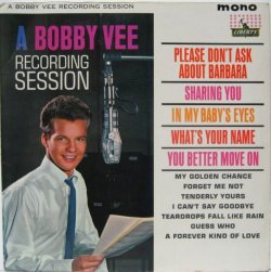 画像1: BOBBY VEE / A Bobby Vee Recording Session