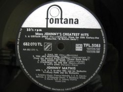 画像3: JOHNNY MATHIS / More Johnny's Greatest Hits