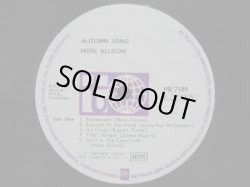 画像3: MOSE ALLISON / Autumn Song