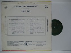 画像2: DORIS DAY / Lullaby Of Broadway (10inch)