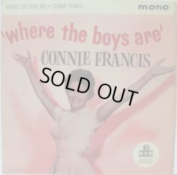 画像1: CONNIE FRANCIS / Where The Boys Are ( EP )