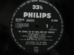 画像3: DOUBLE SIX OF PARIS / The Double Six Of Paris Sing Ray Charles