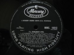 画像3: PATTI PAGE / I'll Remember April