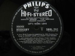 画像3: O.S.T. (MARILYN MONROE, YVES MONTAND, FRANKIE VAUGHAN) / Let's Make Love 