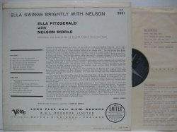 画像2: ELLA FITZGERALD with NELSON RIDDLE / Ella Swings Brightly With Nelson