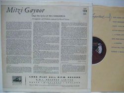 画像2: MITZI GAYNOR / Sings The Lyrics Of Ira Gershwin