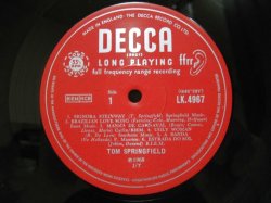 画像3: TOM SPRINGFIELD / Sun Songs