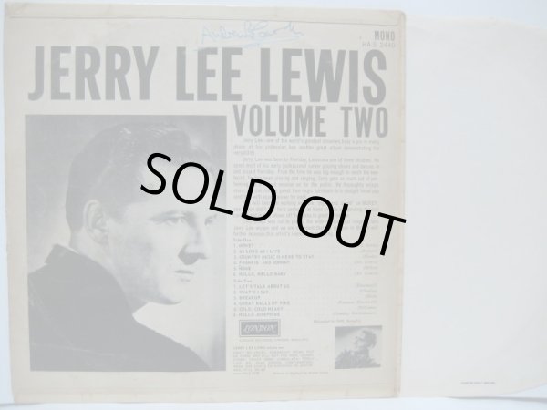 画像2: JERRY LEE LEWIS / Jerry Lee Lewis Vol. 2