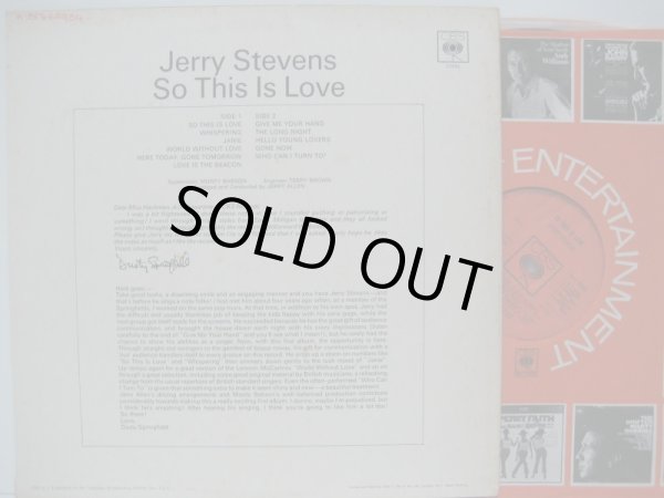 画像2: JERRY STEVENS / So This Is Love