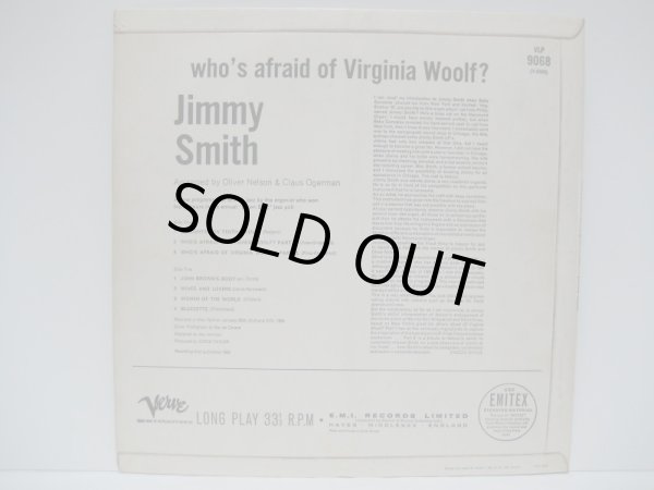 画像2: JIMMY SMITH / Who's Afraid Of Virginia Woolf ?