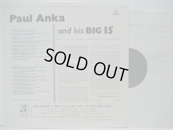 画像2: PAUL ANKA / Sings His Big 15