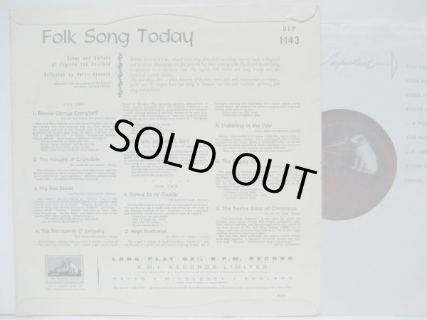 画像2: V.A. ( SHIRLEY COLLINS etc... ) / Folk Song Today ( 10inch )