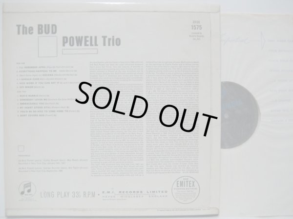 画像2: BUD POWELL TRIO / Bud