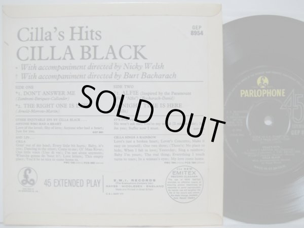 画像2: CILLA BLACK / Cilla's Hits ( EP )