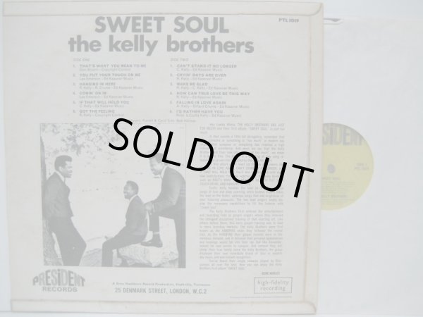 画像2: KELLY BROTHERS / Sweet Soul