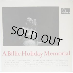 画像: BILLIE HOLIDAY / A Billie Holiday Memorial