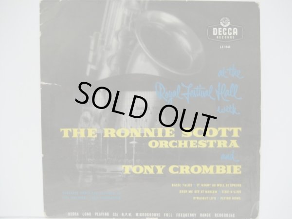 画像1: RONNIE SCOTT ORCHESTRA & TONY CROMBIE / At The Royal Festival Hall ( 10inch )