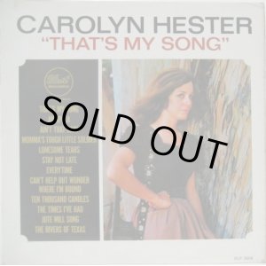 画像: CAROLYN HESTER / That's My Song