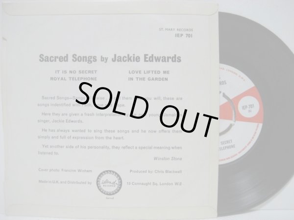 画像2: JACKIE EDWARDS / Sacred Songs ( EP )