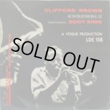 画像: CLIFFORD BROWN / Ensemble Featuring Zoot Sims ( 10inch )