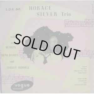 画像: HORACE SILVER TRIO / Horace Silver Trio ( 10inch )