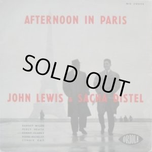 画像: JOHN LEWIS & SACHA DISTEL / Afternoon In Paris