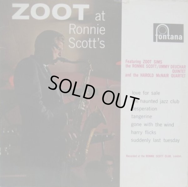 画像1: ZOOT SIMS / Zoot At Ronnie Scott's