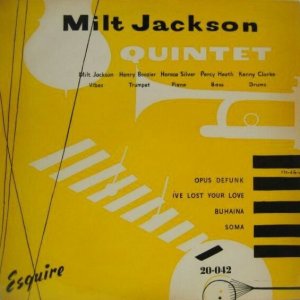 画像: MILT JACKSON QUINTET / Milt Jackson Quintet ( 10inch )
