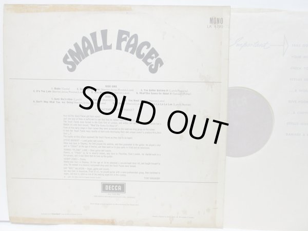 画像2: SMALL FACES / Small Faces
