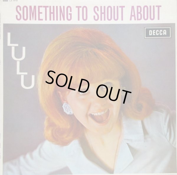 画像1: LULU / Something To Shout About