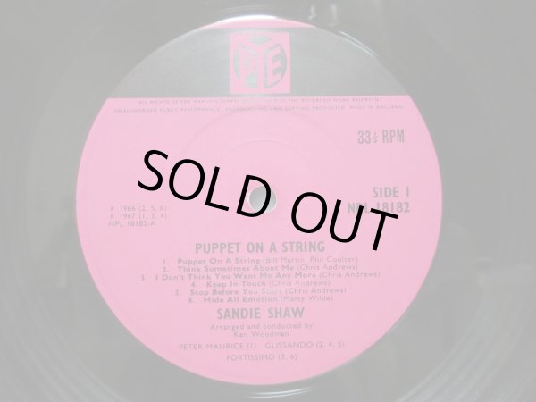 画像3: SANDIE SHAW / Puppet On A String