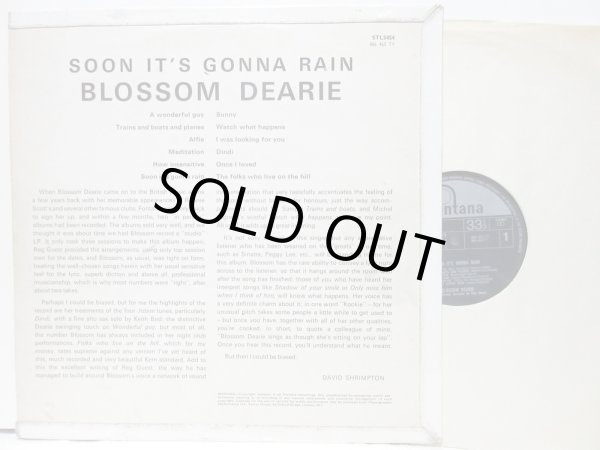 画像2: BLOSSOM DEARIE / Soon It's Gonna Rain