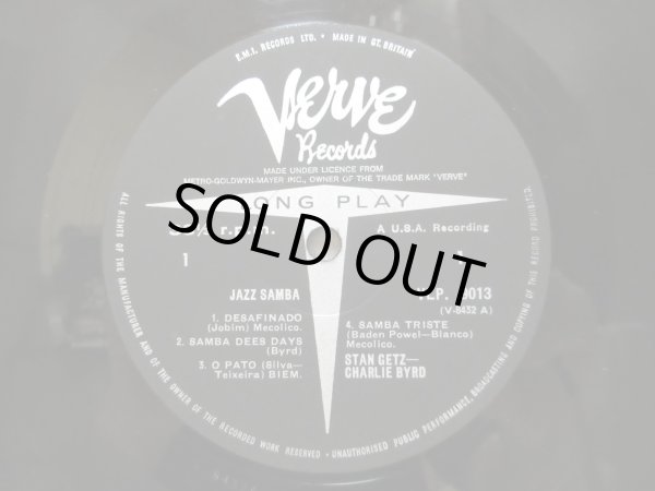 画像3: STAN GETZ ・ CHARLIE BYRD / Jazz Samba
