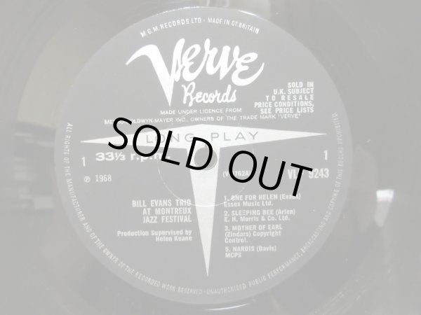 画像3: BILL EVANS / At The Montreux Jazz Festival