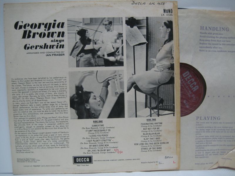 画像2: GEORGIA BROWN / Sings Gershwin