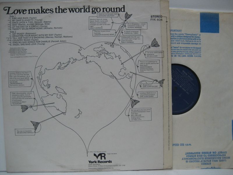 画像2: LOVELACE WATKINS / Love Makes The World Go Round