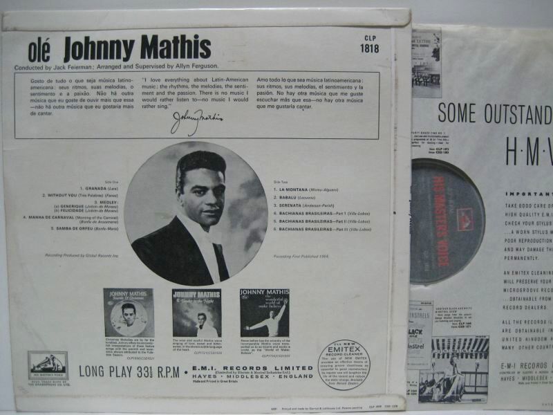 画像2: JOHNNY MATHIS / Ole