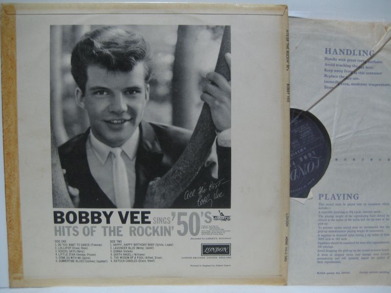 画像2: BOBBY VEE / Hits Of The Rockin' 50's