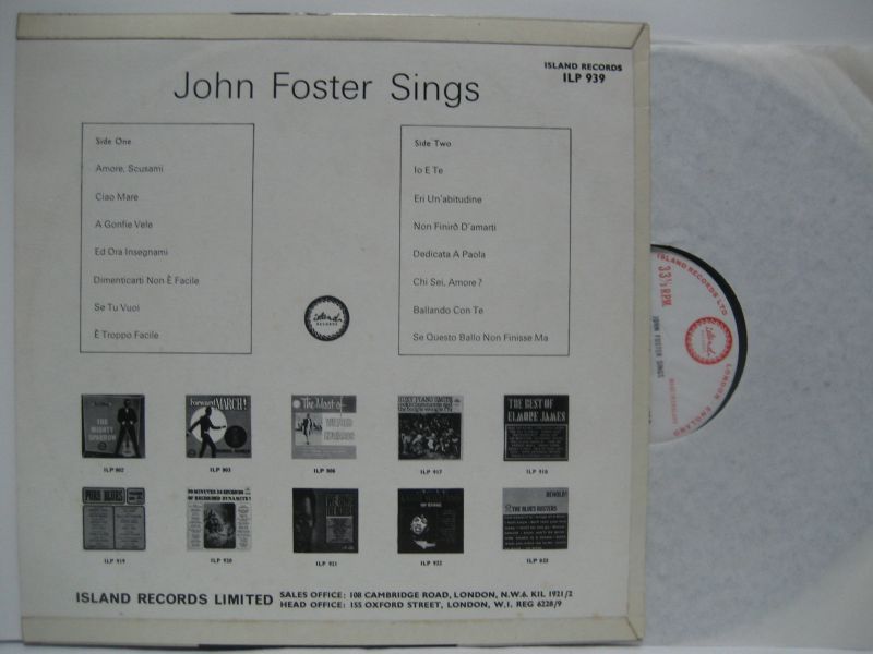 画像2: JOHN FOSTER / Sings