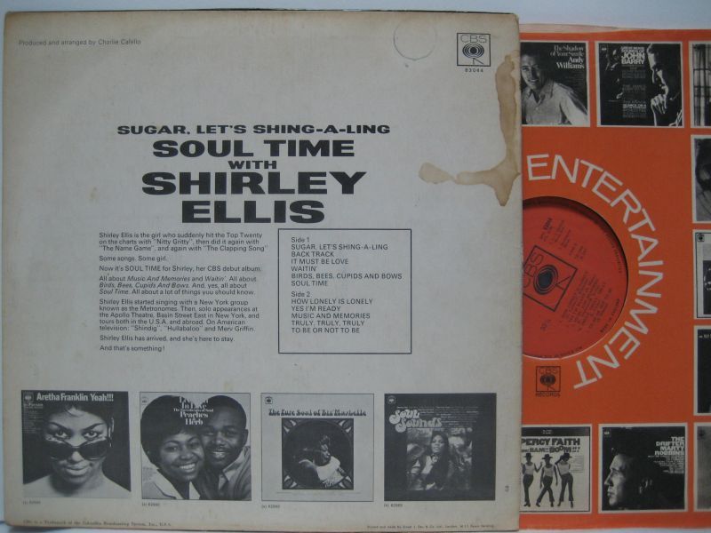 画像2: SHIRLEY ELLIS / Soul Time