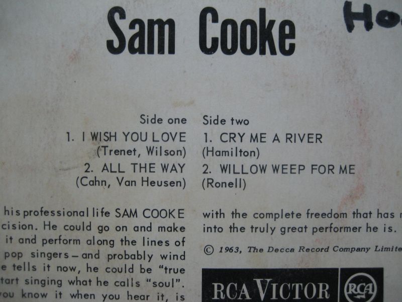 画像: SAM COOKE / Heart & Soul ( EP )