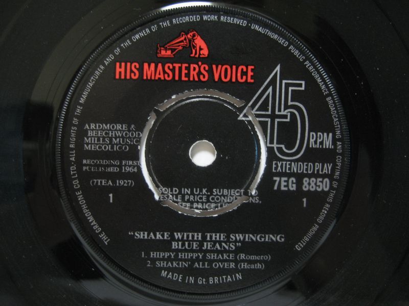 画像3: SWINGING BLUE JEANS / Shake ( EP ) 