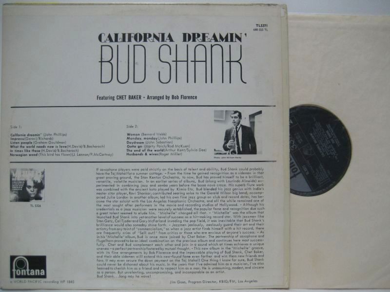 画像2: BUD SHANK / California Dreamin'