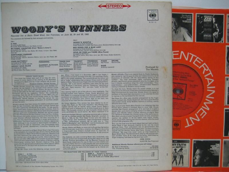 画像2: WOODY HERMAN / Woody's Winners