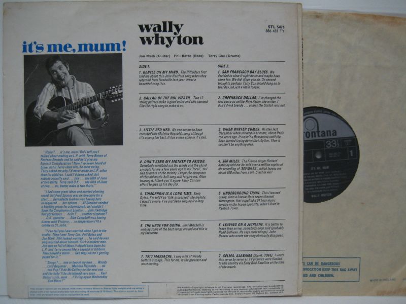 画像2: WALLY WHYTON / It's Me, Mum !