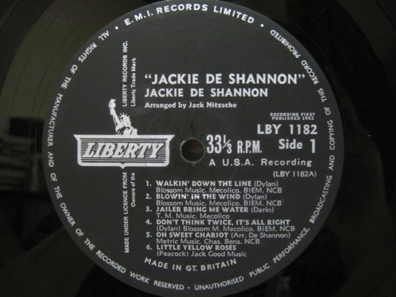 画像3: JACKIE DE SHANNON / Jackie De Shannon (VG)