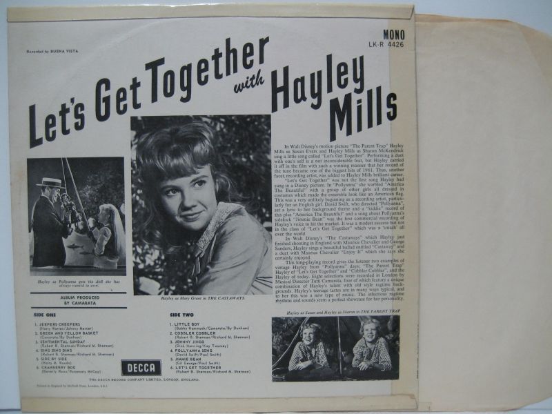 画像2: HAYLEY MILLS / Let's Get Together With Hayley Mills