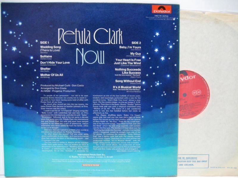 画像2: PETULA CLARK / Now