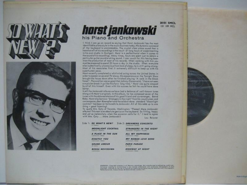 画像2: HORST JANKOWSKI / So What's New ?